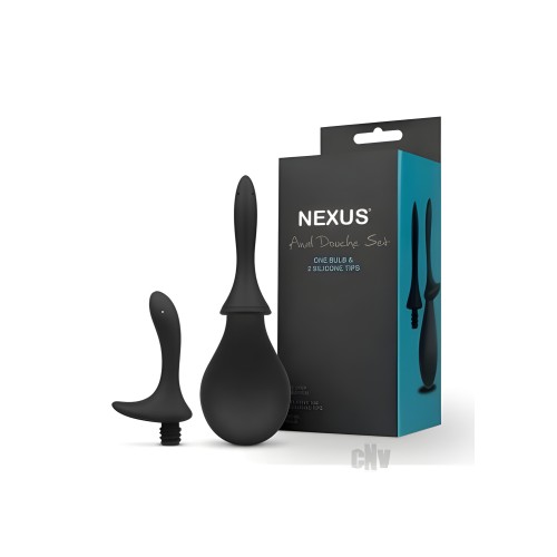Nexus Anal Douche Set Silicone Black