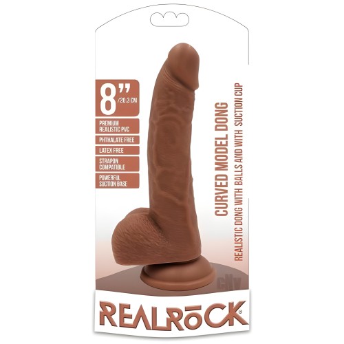 Dildo Curvado Realrock - Placer Versátil