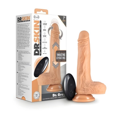 Dildo Dr Skin Silic Dr Grey 7 Thrust