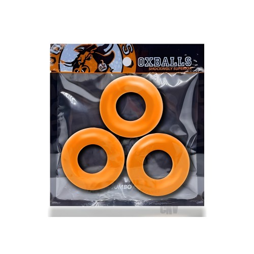 Anillos Pene Fat Willy - Paquete de 3 - Naranja