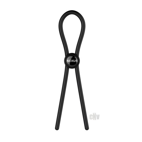 Forge Single Lasso Cock Ring Black