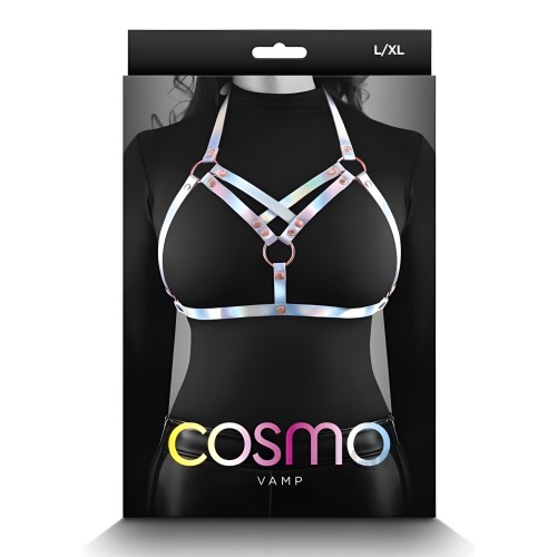 Cosmo Harness Vamp Lg/xl Rainbow