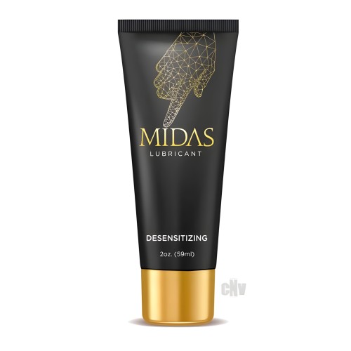 Midas Desensitizing Lubricant 2oz - Comfort in Intimacy
