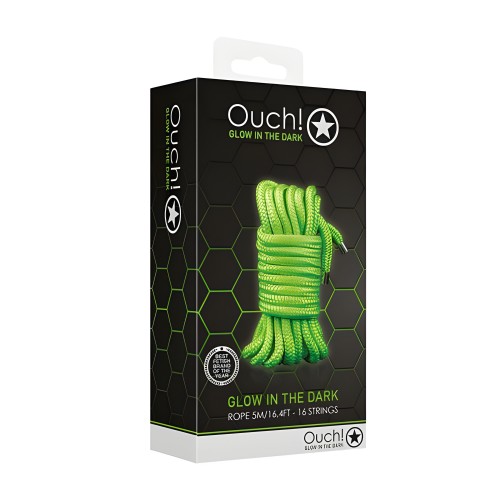 Ouch Glow in the Dark Rope - Bondage Fun