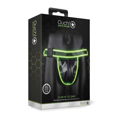 Ouch Buckle Jock Strap - Gitd S/M