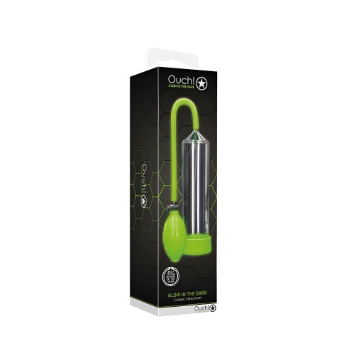 Ouch Classic Penis Pump - Glow in the Dark