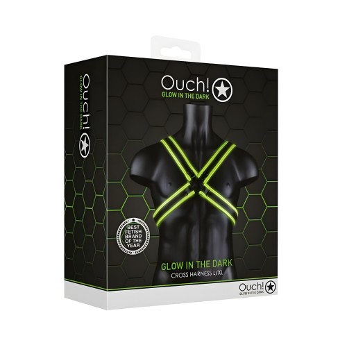 Arnés Cruz Glow in the Dark de Ouch