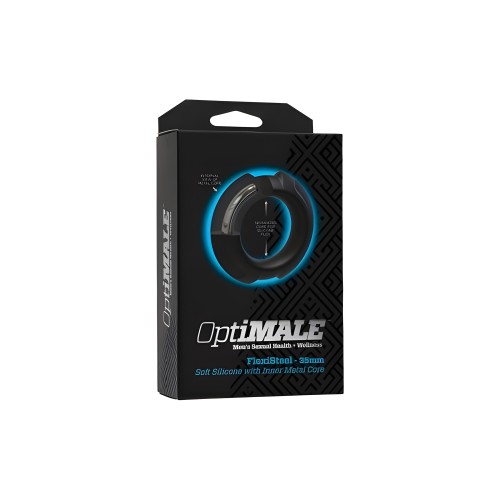 Optimale Flexisteel Cockring 35mm Black