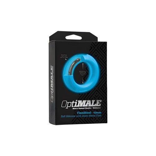 Optimale Flexisteel Cockring 43mm Blue