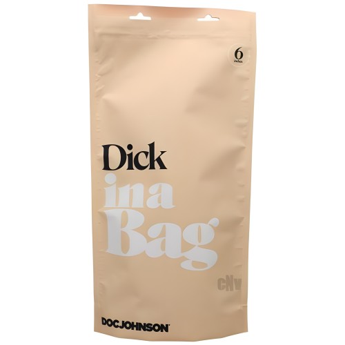 In A Bag Dick - 6in Clear