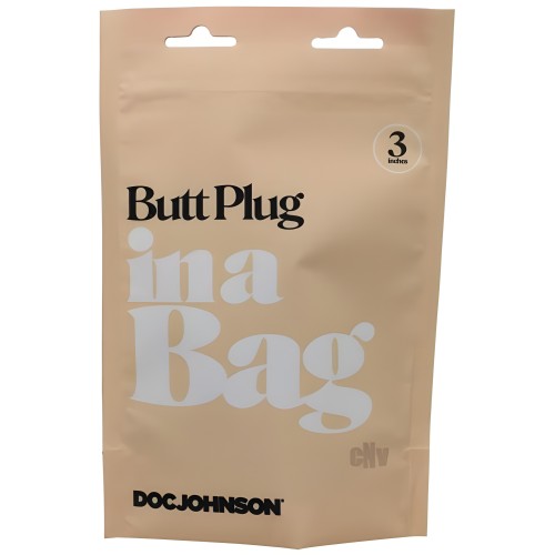 Plug Anal In A Bag 3in Negro