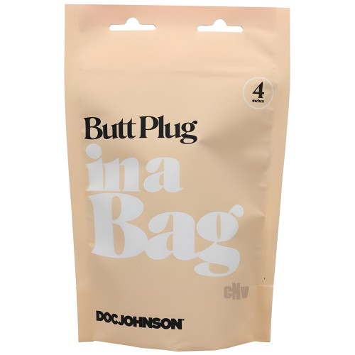 In A Bag Anal Plug 4in Black - Beginner's Choice