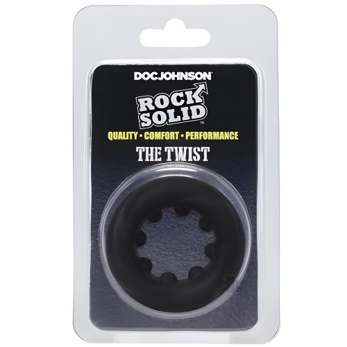 Anillo para el Pene Rock Solid The Twist Negro