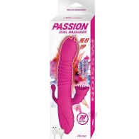 Passion Dual Massager Heat Up Pink