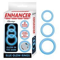 Enhancer Glow Rings Blue