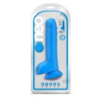 Dildo de Densidad Dual Neo - Azul Neón