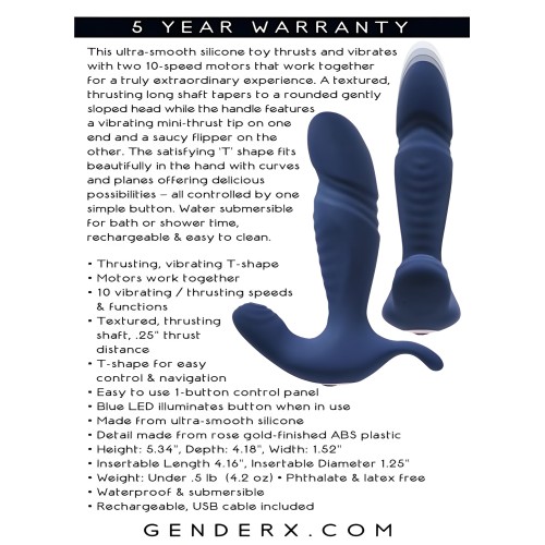 Gx True Blue Prostate Massager