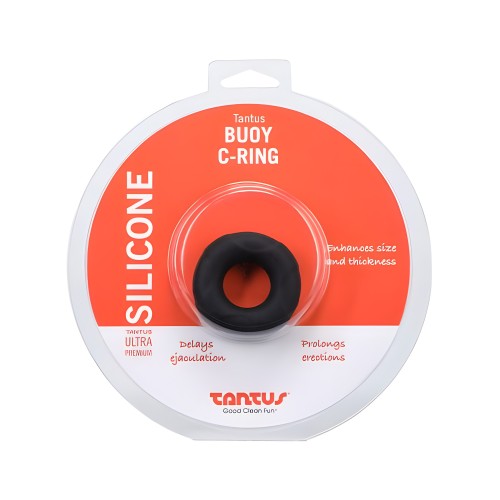 Tantus Buoy C-ring - Medium - Onyx