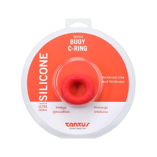 Tantus C-ring Buoy - Medio - Carmesí