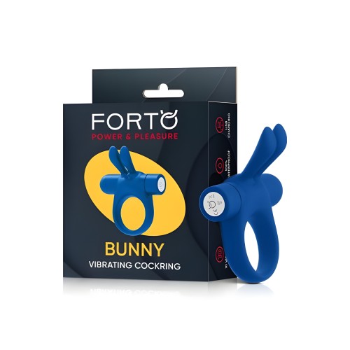 Cockring Vibrador Forto Bunny Azul