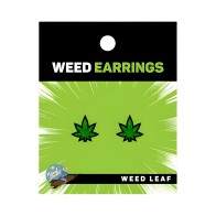 Pendientes de Marihuana Wood Rocket