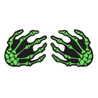 Pastease Neon Green Skeleton Hands - Fun Accessory
