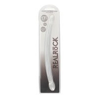Shots Realrock Crystal Clear 17" Double Dildo