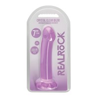 Shots Realrock Crystal Clear 7" Dildo