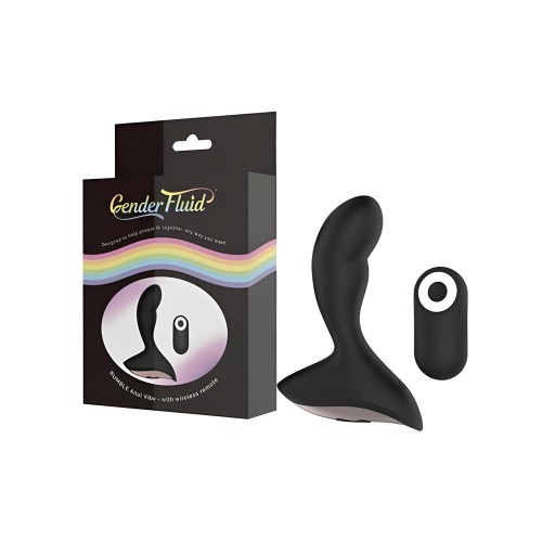 Gender Fluid Rumble Anal Vibe - Remote Control