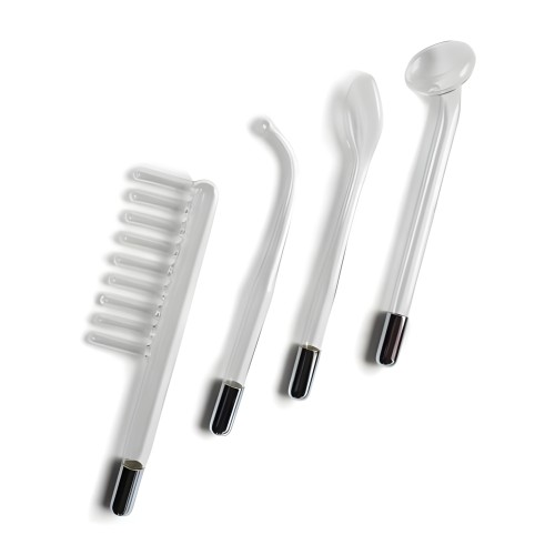 Neon Wand Red Handle Purple Electro Stimulator - Ultimate Pleasure