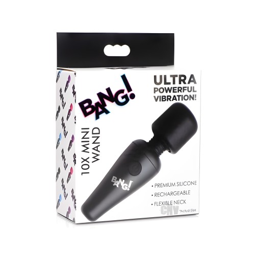 Bang 10x Vibe Mini Silicone Wand Black