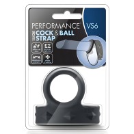 Correa de Silicona Cock & Ball Performance VS6 Negra