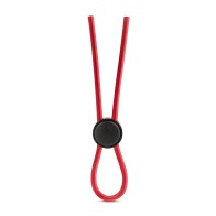 Stay Hard Silicone Loop Cock Ring - Red
