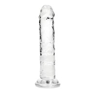 Dildo Realista Recto de 6 Pulgadas Transparente