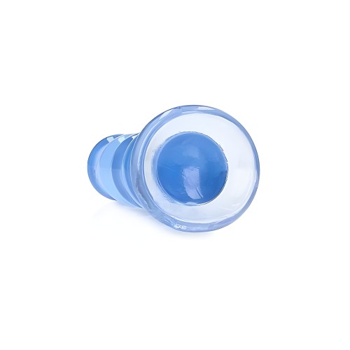 Realrock Curvy Dildo Or Butt Plug 5.5in Blue