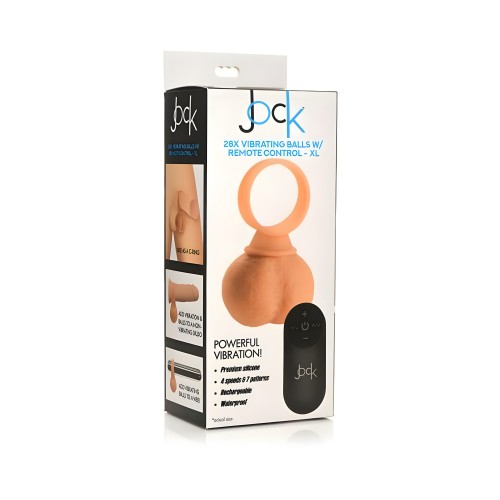 Jock 28x Vibrating Silicone Balls - X-large