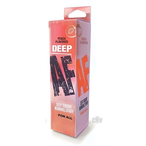 Deep AF Numbing Throat Spray - Peach Flavor