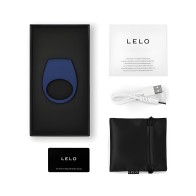 Lelo Tor 3 Vibrating Cockring Base Blue