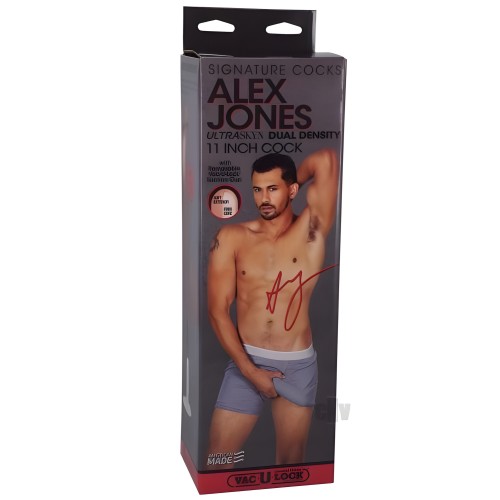 Dildo Ultraskyn de Alex Jones con Ventosa para Placer Realista