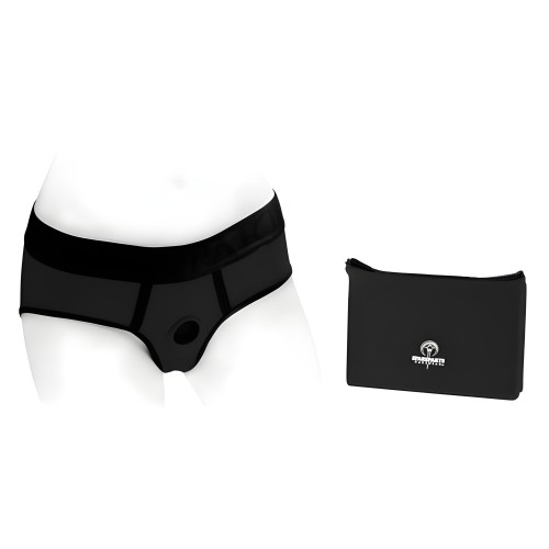 Spareparts Tomboi Nylon Briefs Harness - Black XS