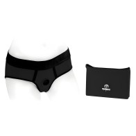 Arnés de Braguitas de Nailon Spareparts Tomboi Negro Talla M