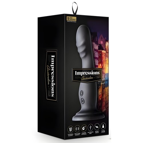 Masajeador Prostatico Impressions Amsterdam Negro