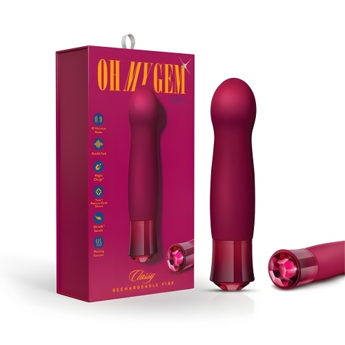 Vibrador de G-Spot Blush Oh My Gem - Elegante y Potente