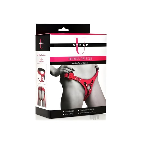 Arnés Corset Strap U Bodice Dx Rosa