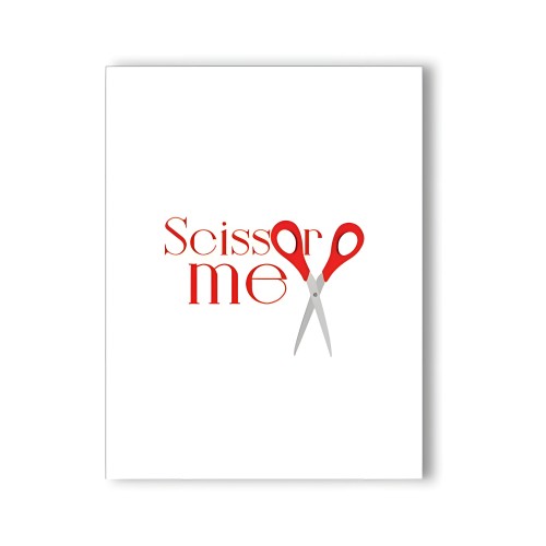 Scissor Me Naughty Card