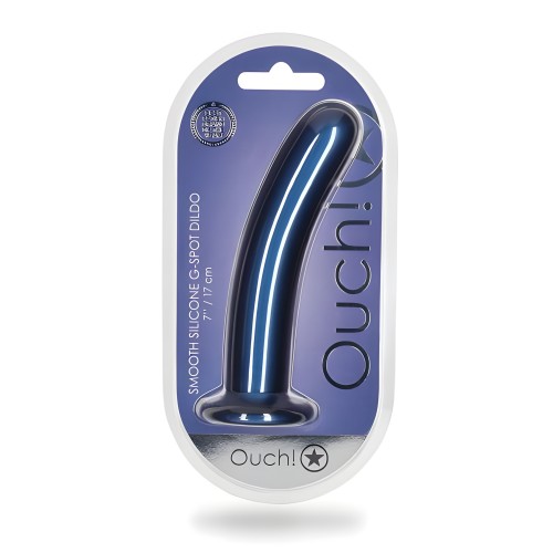 Shots Ouch! Smooth Silicone G-spot Dildo - 7 inches