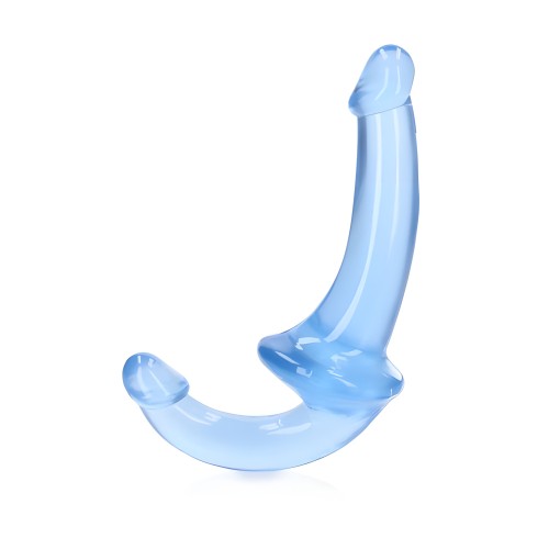 Dildo Strapless Realrock Crystal Clear 6 Pulgadas Azul
