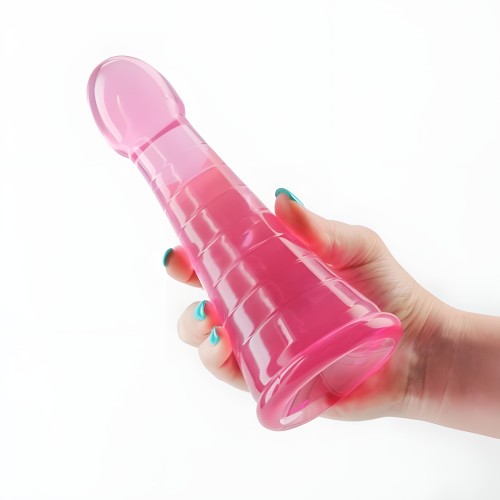 Fantasia Phoenix Jelly Dildo Rosa - Flexible y Lujoso