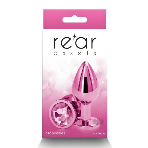 Metal Anal Plug Medium Pink