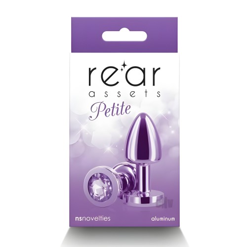 Petite Metal Anal Plug - Purple